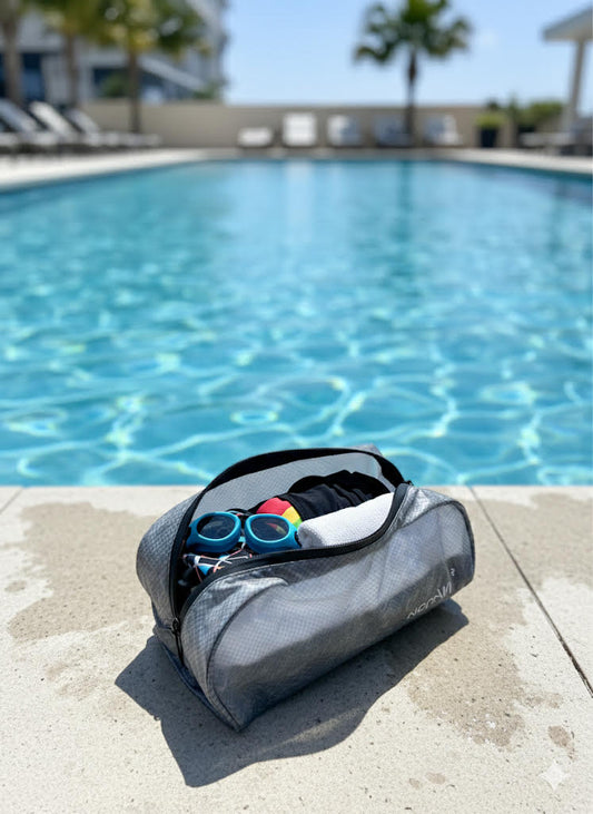 Lightweight waterproof travel pouch